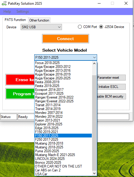 Ford Pats Key Solution Tool