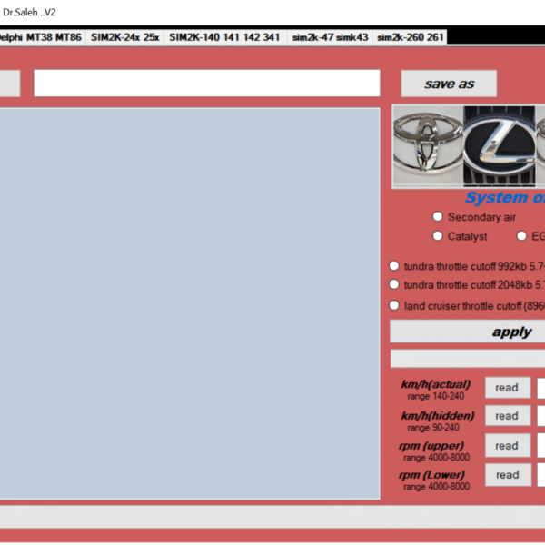 KIA HYUNDAI DTC OFF EDITOR + TOYOTA DTC and EDIT SOFTWARE